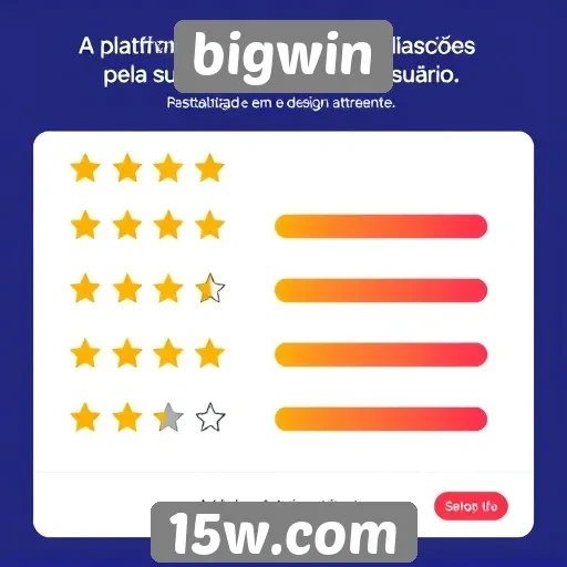 Experiência do usuário no Bigwin é bem avaliada